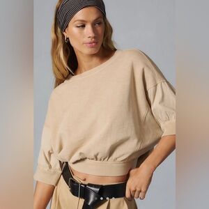 NWT Pilcro Cropped Batwing Sweatshirt